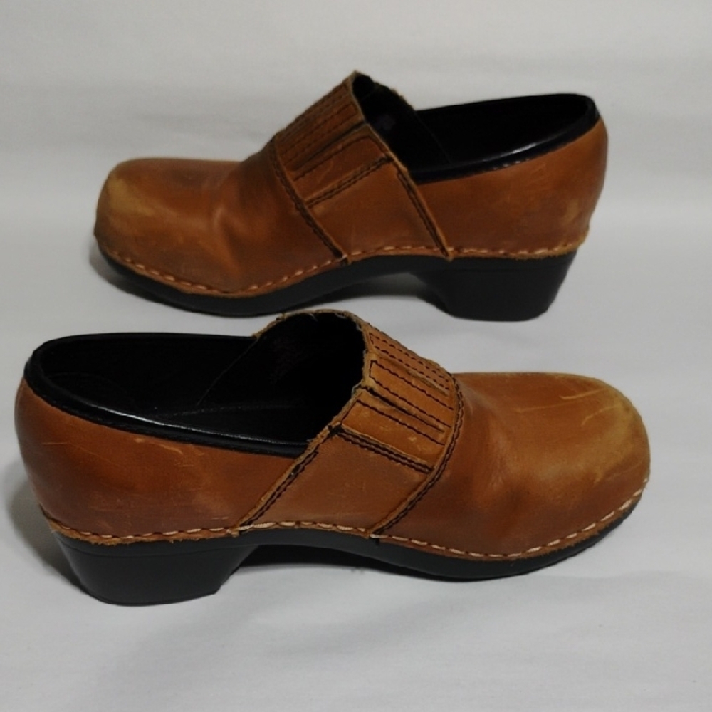 Bjorndal Tan Leather Women's Mules (A-77) - Picture 7 of 8